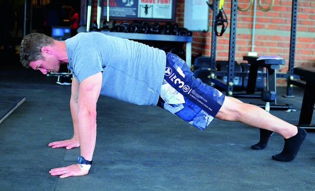 Step 1, Push-up flow Step 1, Push-up flow